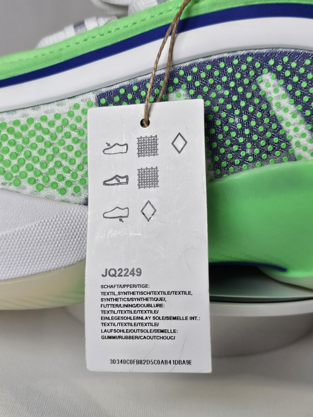 adidas D.O.N. Issue 6 JQ2249 Men’s 14 White Green Basketball Shoes New - Picture 5 of 13